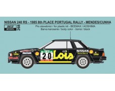 Decal – Nissan 240 RS - Rallye Portugal 1985 - Mendes / Cunha